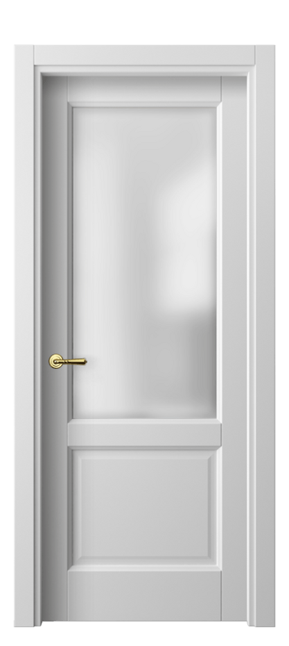 Межкомнатная дверь Галант 1422 Матовый белоснежный Сатинированное стекло Цена 43274 ₽ | Volhovec