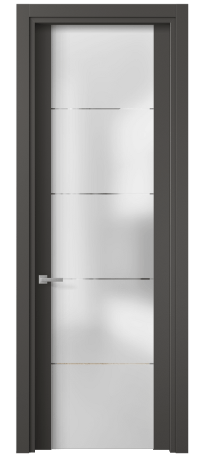 Дверь межкомнатная Планум 4114 ПЭТ графитовый Сатинированное стекло с гравировкой «КВАДРО», триплекс Гладкий наличник ПЭГФ Цена 31224 ₽ Наличники уже входят в базовый комплект. Фабрика дверей Волховец 8 (800) 551 43 19 Межкомнатная дверь Планум 4114 ПЭТ графитовый Сатинированное стекло с гравировкой «КВАДРО», триплекс Цена 31224 ₽ | Volhovec
