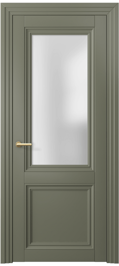 Дверь межкомнатная Центро 2524 Матовый оливковый тёмный Сатинированное стекло Каскадный наличник МОТ Цена 62199 ₽ Наличники уже входят в базовый комплект. Фабрика дверей Волховец 8 (800) 551 43 19 Межкомнатная дверь Центро 2524 Матовый оливковый тёмный Сатинированное стекло Цена 62199 ₽ | Volhovec