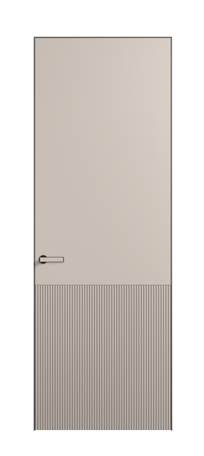 Дверь межкомнатная Вельвет 8204 Матовый светло-бежевый. Скрытый короб Черный Цена 55219 . Фабрика дверей Волховец 8 (800) 551 43 19 Межкомнатная дверь Вельвет 8204 Матовый светло-бежевый. Цена 55219 | Volhovec