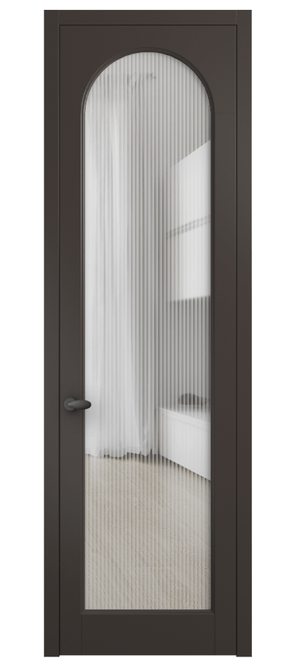 Дверь межкомнатная Palazzo 6804 Матовый антрацит Рифлёное стекло "Moru", триплекс 0536 МАН Цена 105029 ₽ Наличники уже входят в базовый комплект. Фабрика дверей Волховец 8 (800) 551 43 19 Межкомнатная дверь Palazzo 6804 Матовый антрацит Рифлёное стекло "Moru", триплекс Цена 105029 ₽ | Volhovec