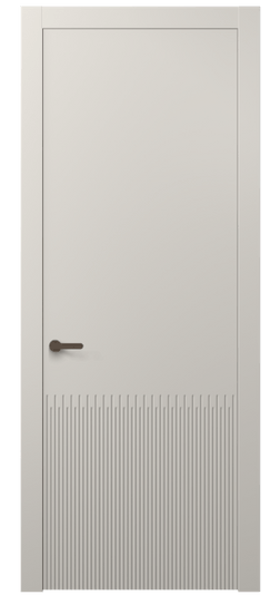 Дверь межкомнатная 8626 МОС . Цвет Матовый облачно-серый. Материал Гладкая эмаль. Коллекция Dune. Картинка.