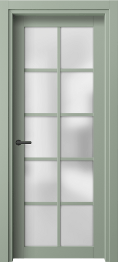 Дверь межкомнатная 2106 ПЭСО САТ. Цвет ПЭТ светло-оливковый. Материал ПЭТ. Коллекция Нео. Картинка.