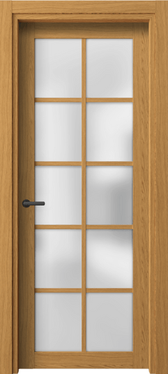Дверь межкомнатная 2106 ВНД САТ. Цвет Ванильный дуб. Материал Ламинатин. Коллекция Neo. Картинка.