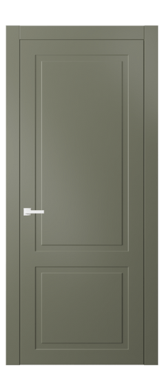 Дверь межкомнатная АКП 8002 МОТ Матовый оливковый тёмный. Цвет Матовый оливковый тёмный. Материал Гладкая эмаль. Коллекция Нео Классик. Картинка.