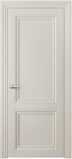 Дверь межкомнатная 2523 МОС. Цвет Матовый облачно-серый. Материал Гладкая эмаль. Коллекция Центро. Картинка.