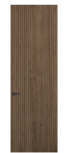 Дверь межкомнатная 0019 ОМДМ . Цвет Орех медный матовый. Материал Шпон Naturwood. Коллекция Select. Картинка.