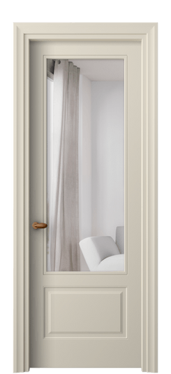 Межкомнатная дверь 8542 МБСР ЗЕР. Цвет Матовый бежево-серый. Материал Гладкая эмаль. Коллекция Эссе. Фото. Дверь межкомнатная 8542 МБСР ЗЕР. Цвет Матовый бежево-серый. Материал Гладкая эмаль. Коллекция Эссе. Картинка.