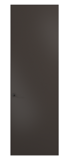 Дверь межкомнатная 0010 АКП МАН. Цвет Матовый антрацит. Материал Гладкая эмаль. Коллекция Планум Про. Картинка.