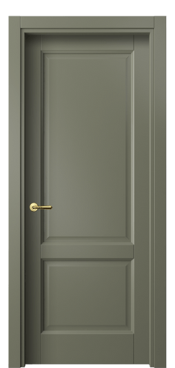 Дверь межкомнатная 1421 МОТ. Цвет Матовый оливковый тёмный. Материал Гладкая эмаль. Коллекция Галант. Картинка.