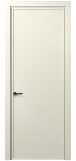 Дверь межкомнатная 8601 ММБ . Цвет Матовый молочно-белый. Материал Гладкая эмаль. Коллекция Фрэйм. Картинка.