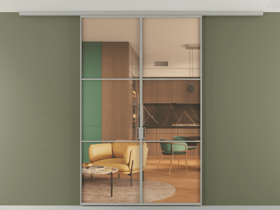 Алюминевая перегородка АЛПР 040.03_АНСР_ПРОЗ ОРАНЖ_new. Цвет Алюминий нейтральный серый. Материал Алюминий в эмали. Коллекция Перегородка Формато вдоль стены на потолок 2 створки. Фото. Алюминевая перегородка АЛПР 040.03_АНСР_ПРОЗ ОРАНЖ_new. Цвет Алюминий нейтральный серый. Материал Алюминий в эмали. Коллекция Перегородка Формато вдоль стены на потолок 2 створки. Картинка.