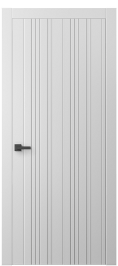 Дверь межкомнатная АКП 8051 МБЛ Матовый белоснежный. Цвет Матовый белоснежный. Материал Гладкая эмаль. Коллекция Linea. Картинка.