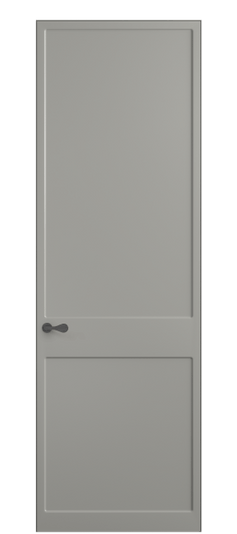 Дверь межкомнатная 7521 МНСР. Цвет Матовый нейтральный серый. Материал Гладкая эмаль. Коллекция Софтформ. Картинка.