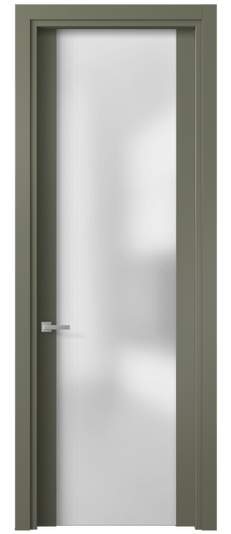 Межкомнатная дверь 4114 МОТ САТ. Цвет Матовый оливковый тёмный. Материал Гладкая эмаль. Коллекция Планум. Фото. Дверь межкомнатная 4114 МОТ САТ. Цвет Матовый оливковый тёмный. Материал Гладкая эмаль. Коллекция Планум. Картинка.