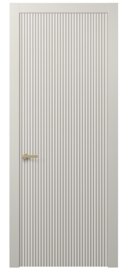 Дверь межкомнатная АКП 8641 МОС. Цвет Матовый облачно-серый. Материал Гладкая эмаль. Коллекция Alba. Картинка.