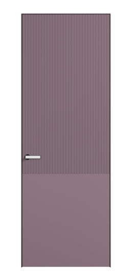 Дверь межкомнатная 8205 Пастельно-фиолетовый RAL 4009. Цвет RAL Пастельно-фиолетовый RAL 4009. Материал Гладкая эмаль. Коллекция Вельвет. Картинка.