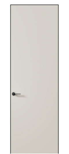Дверь межкомнатная 0010 АКП МОС. Цвет Матовый облачно-серый. Материал Гладкая эмаль. Коллекция Планум Про. Картинка.