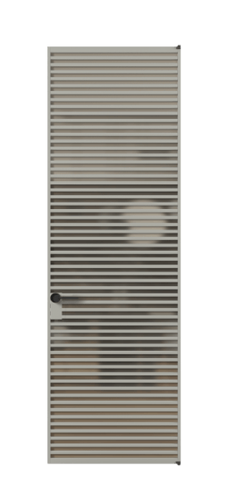 Дверь межкомнатная АЛПЛ040.06 Бронза сатин триплекс АНСР. Цвет Алюминий нейтральный серый. Материал Алюминий в эмали. Коллекция Формато. Картинка.