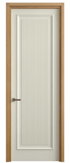 Дверь межкомнатная 6711 БМБ. Цвет Бук молочно-белый. Материал Массив бука эмаль. Коллекция Charm. Картинка.