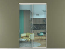 Перегородка Формато внутри проёма 2 створки