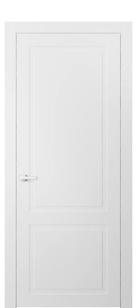 Дверь межкомнатная 8002 МБЛ. Цвет Матовый белоснежный. Материал Гладкая эмаль. Коллекция Neo Classic. Картинка.